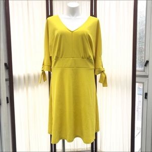 Tie Sleeve V Neck Dress 18/20